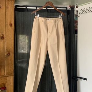 Uniqlo +J 29 waist pleated tapered pants